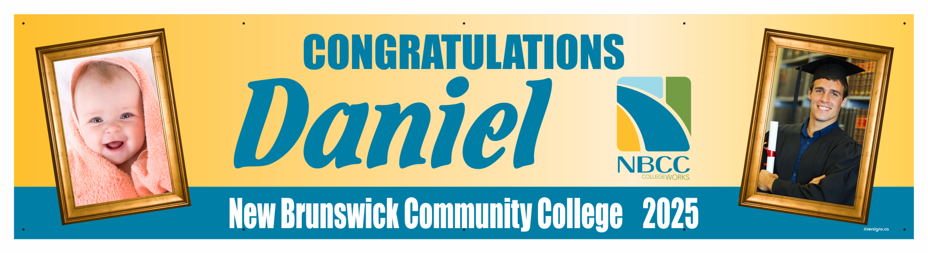 The ’Daniel’ Banner - 2’ x 8’