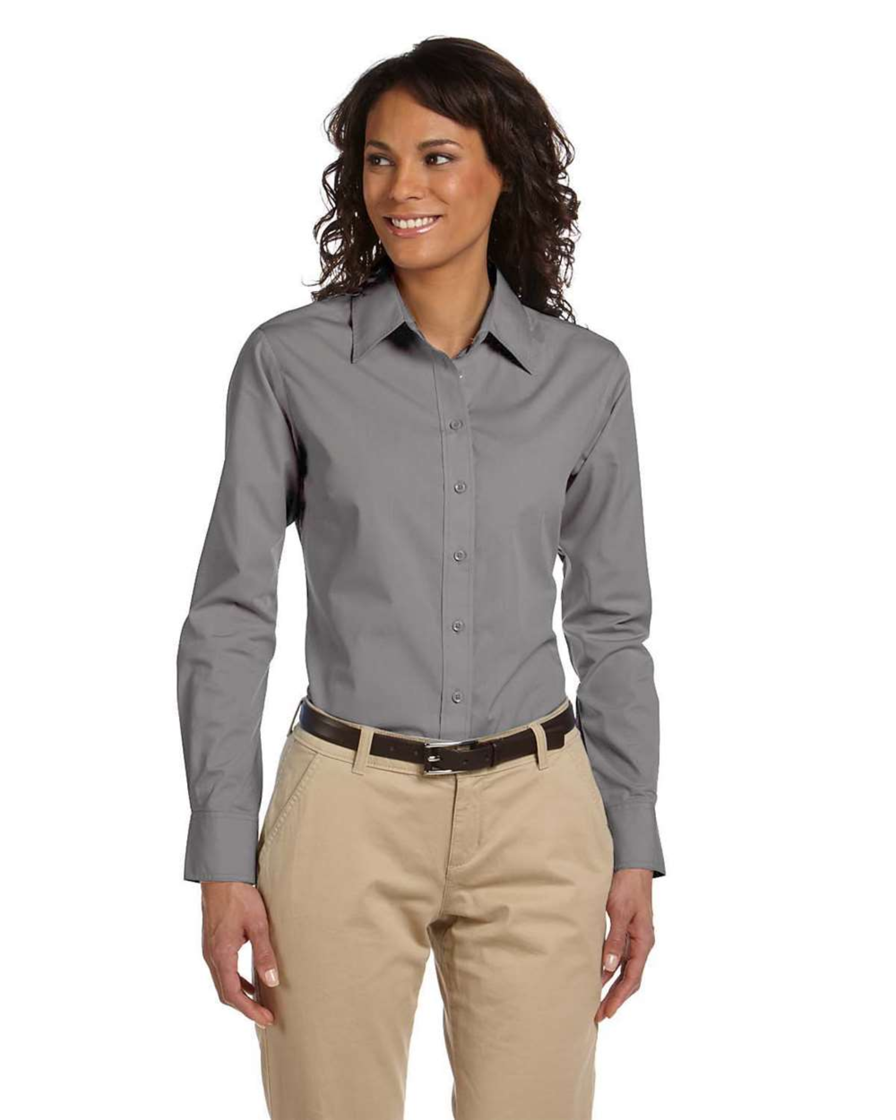 Ladies' Essential Poplin - Harriton M510W