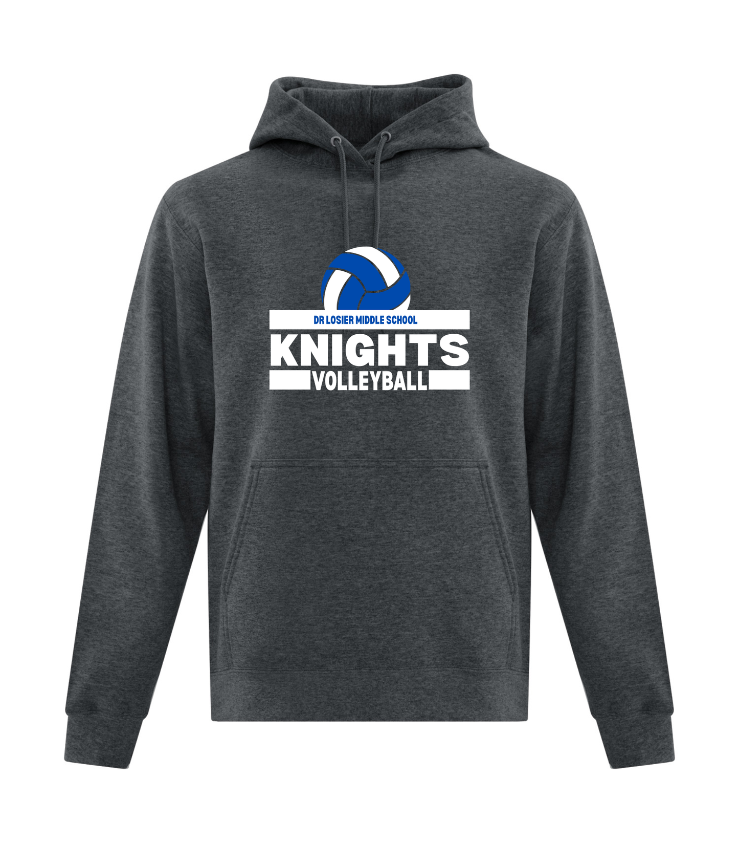 Dr. Losier School - ATC EVERYDAY Volleyball Fleece Hoodie