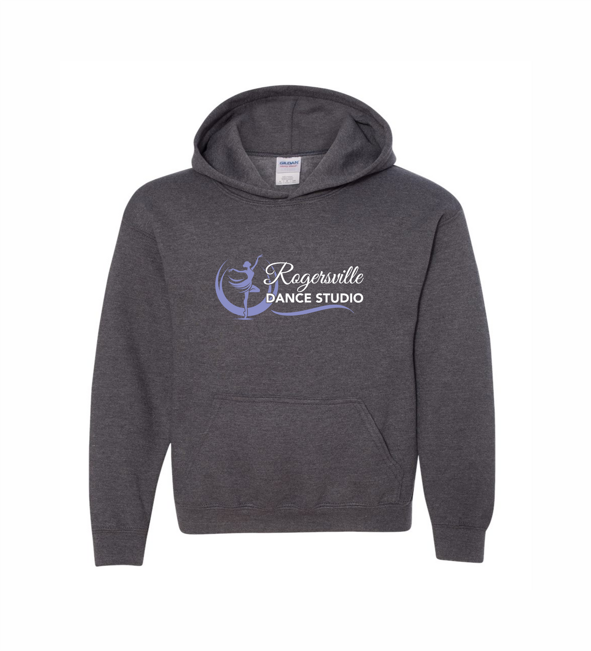 Rogersville Dance Studio - Fleece Hoodie - Dark Heather