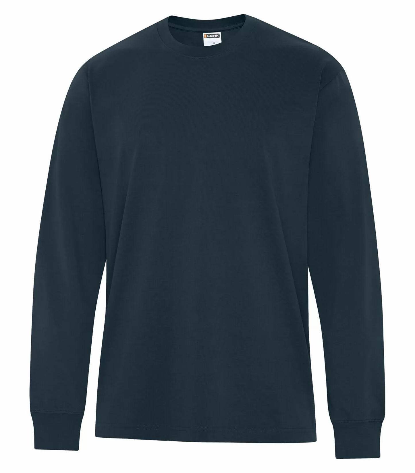 Heavyweight Ring Spun Cotton Long Sleeve Tee - WeRK250LS