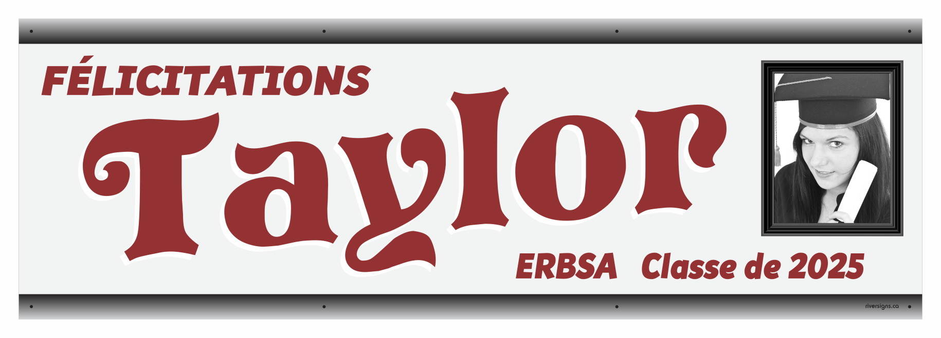 The ’Taylor’ Banner - 2’ x 6’