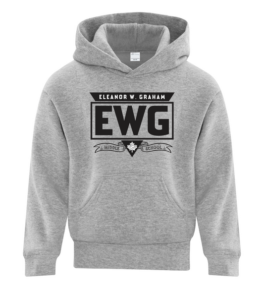 ATC Everyday Fleece Hoodie - Athletic Heather - Eleanor W Graham School 2026-27