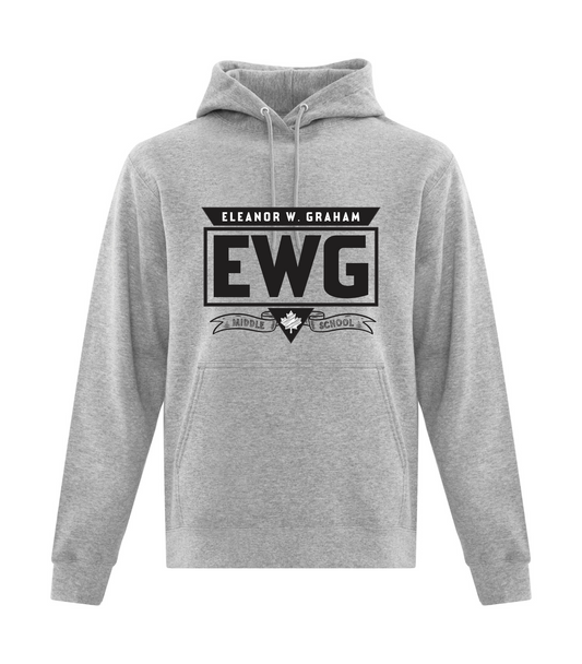 ATC Everyday Fleece Hoodie - Athletic Heather - Eleanor W Graham School 2026-27
