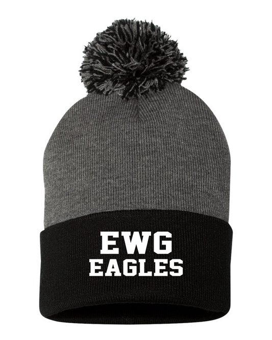 12" Pom-pom Cuffed Beanie - Eleanor W Graham School 2026-27