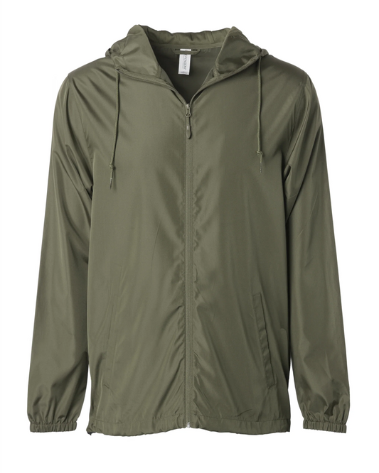 Lightweight Windbreaker Full-Zip Men's Jacket - Independent Trading Co. EXP54LWZ