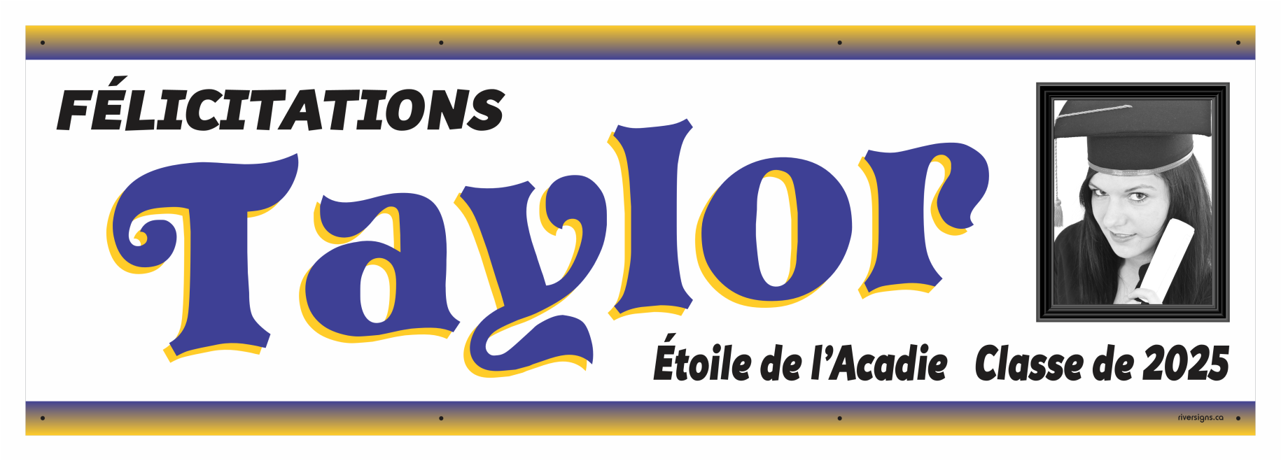 The ’Taylor’ Banner - 2’ x 6’