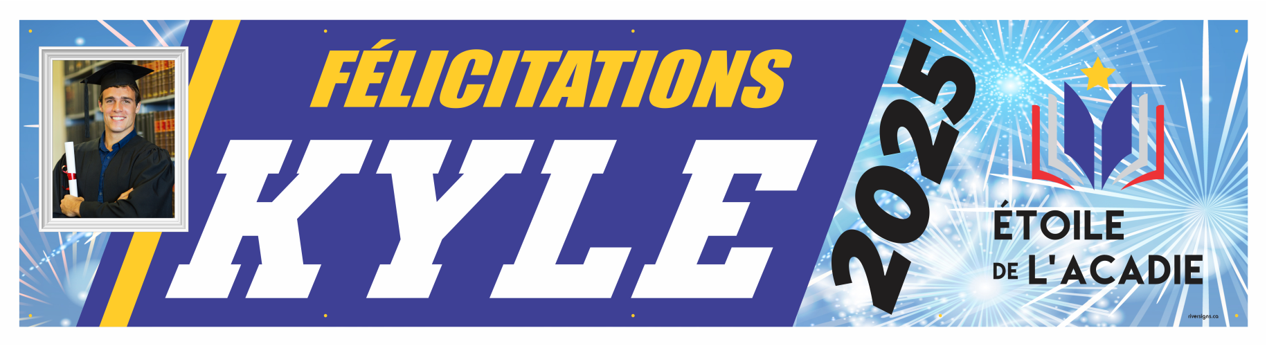 The ’Kyle’ Banner - 2’ x 8’