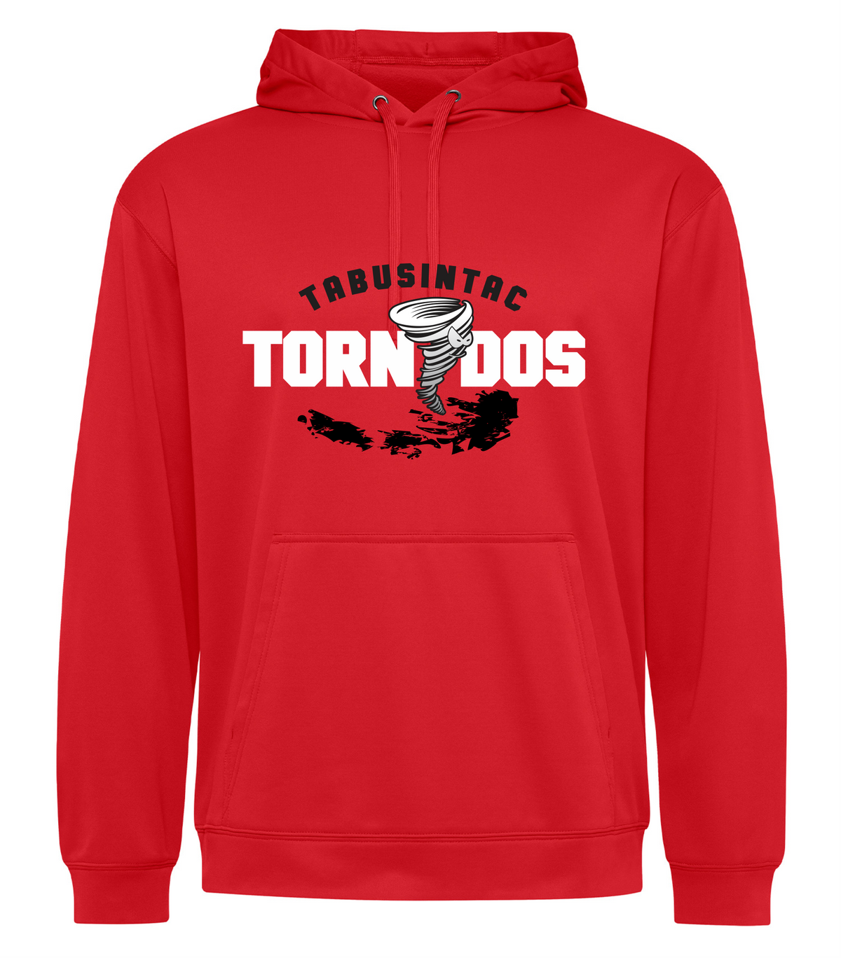 ATC Essential Performance Hoodie - True Red Colour - Tabusintac School 2026-27