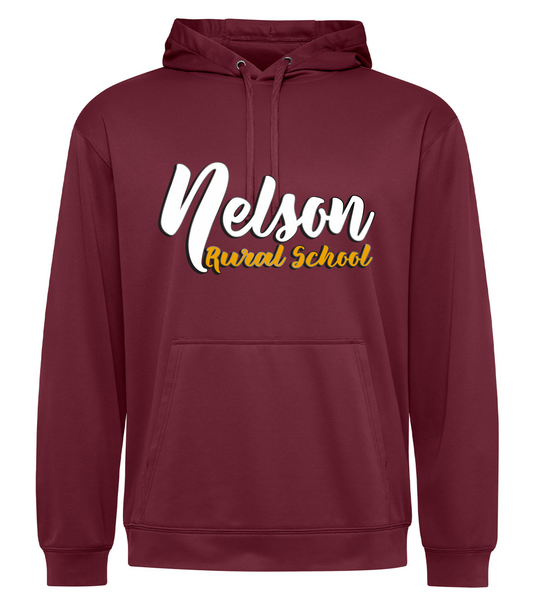 ATC Essential Performance Hoodie - Maroon - Nelson School 2026-27