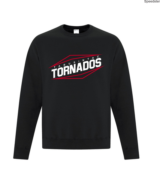 Everyday Fleece Crewneck Sweatshirt - Black - Tabusintac School 2026-27