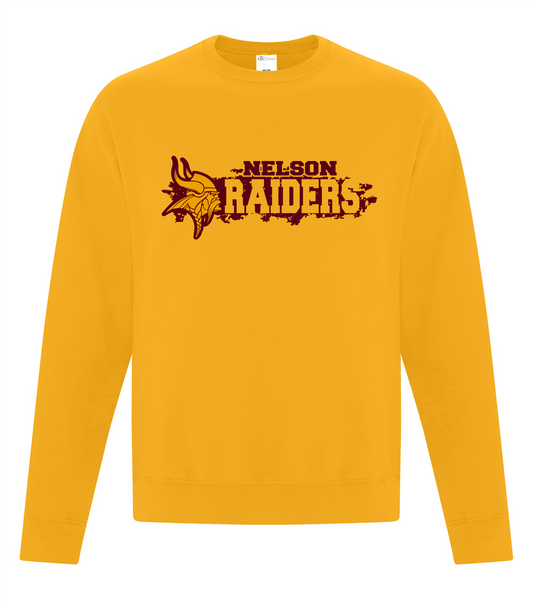 Everyday Fleece Crewneck Sweatshirt - Team Gold - Nelson School 2026-27