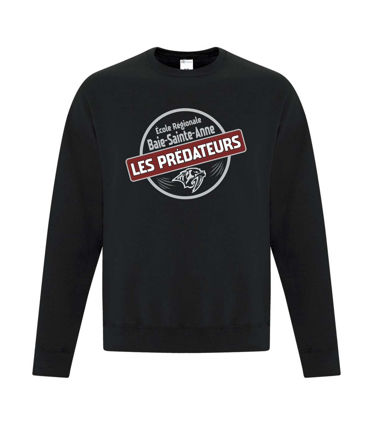 Everyday Fleece Crewneck Sweatshirt - Black - ERBSA 2026-27