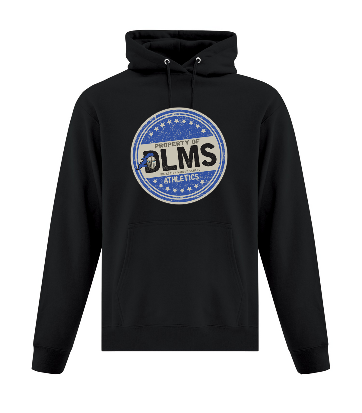 Everyday Fleece Hoodie - Black - Dr. Losier School 2026-27