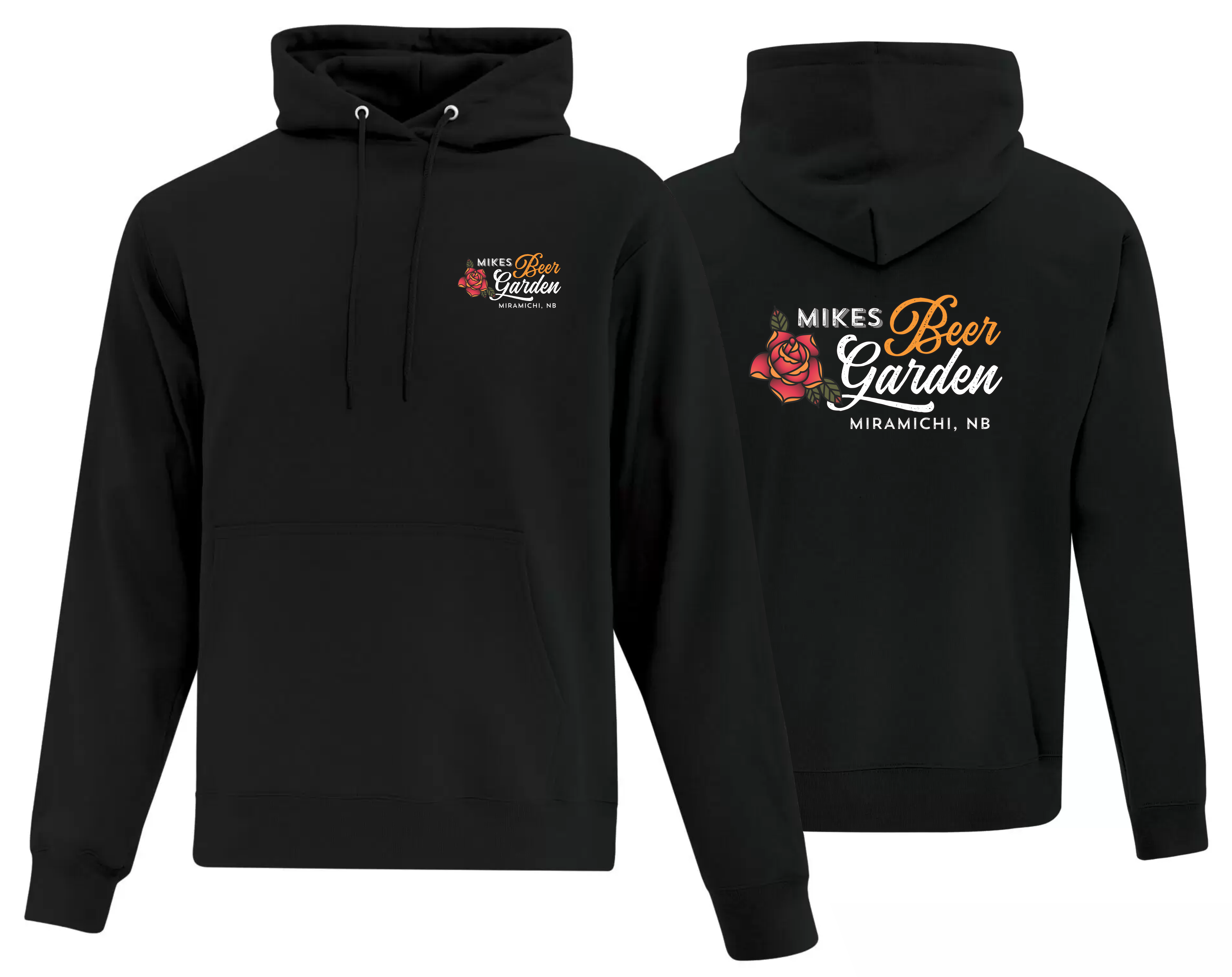Black Everyday Fleece Hoodie