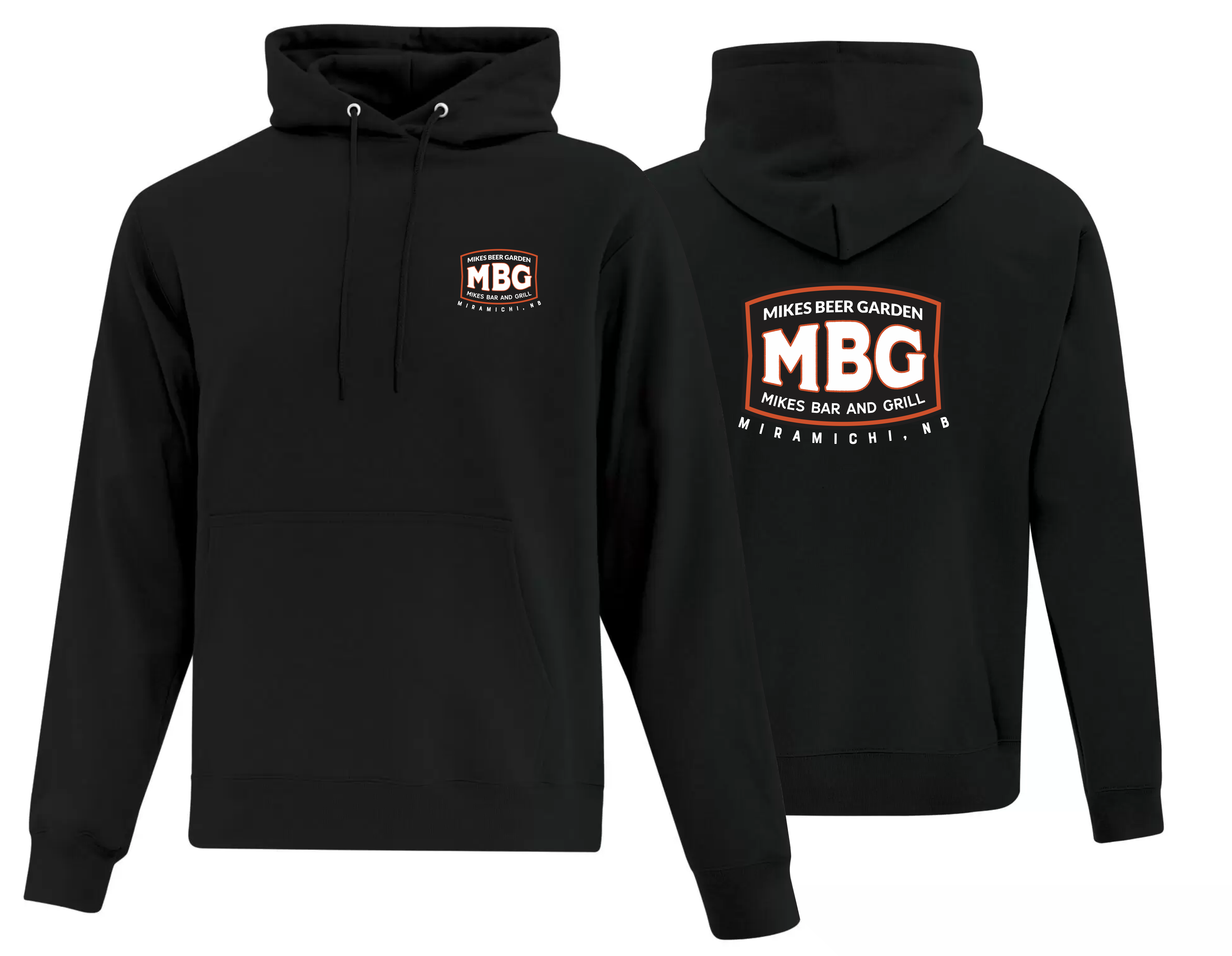 Black Everyday Fleece Hoodie