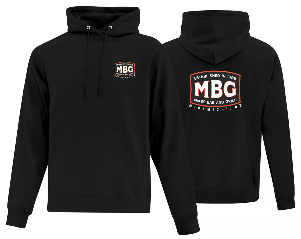 Black Everyday Fleece Hoodie
