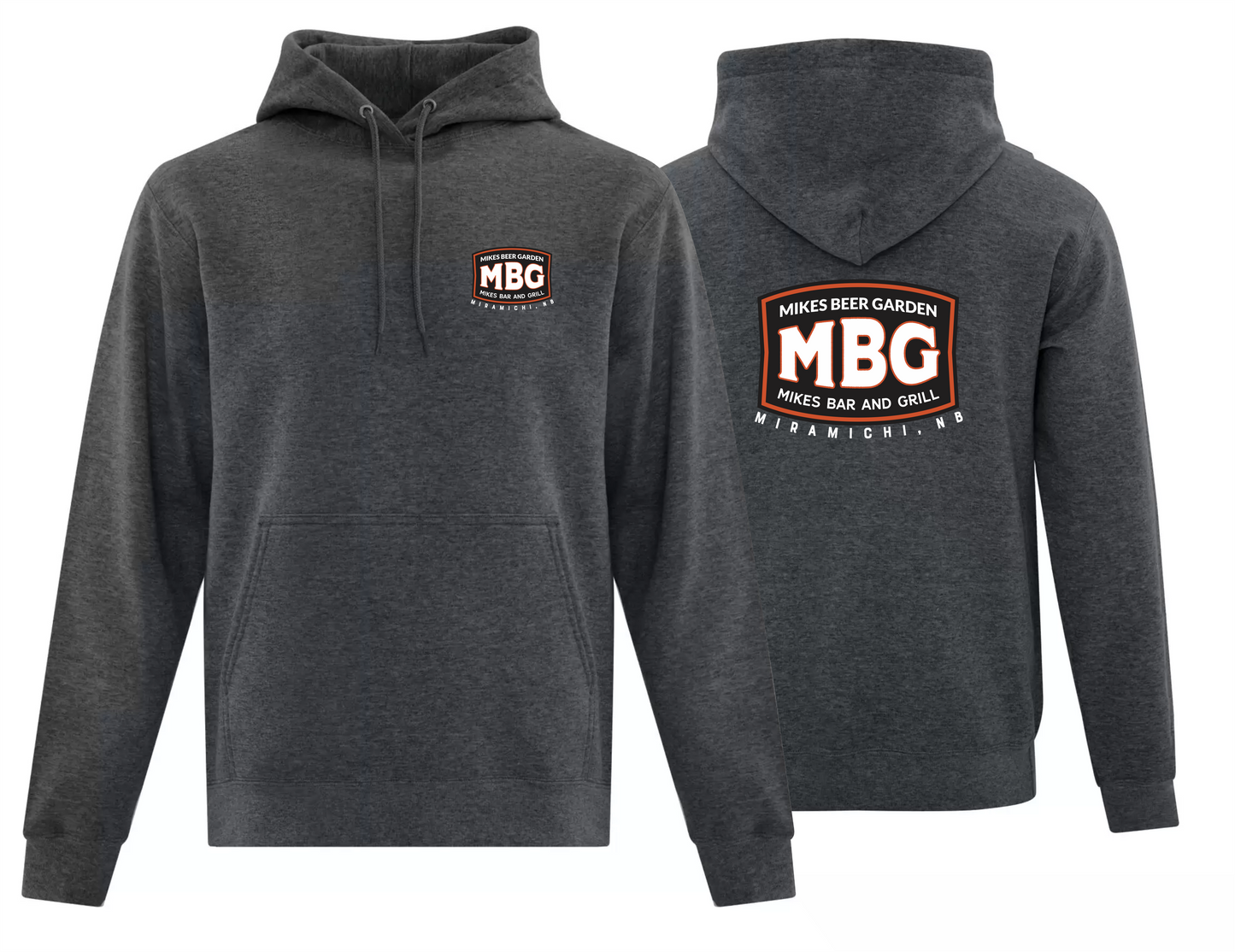 Mike's Bar - Everyday Fleece Hoodie - Dark Heather Grey