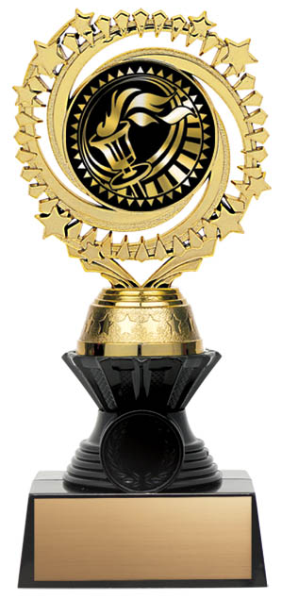Solar Twister Trophy on Black Base - Victory - Solar Series