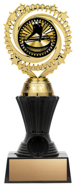 Solar Twister Trophy on Black Base - Hockey - Solar Series