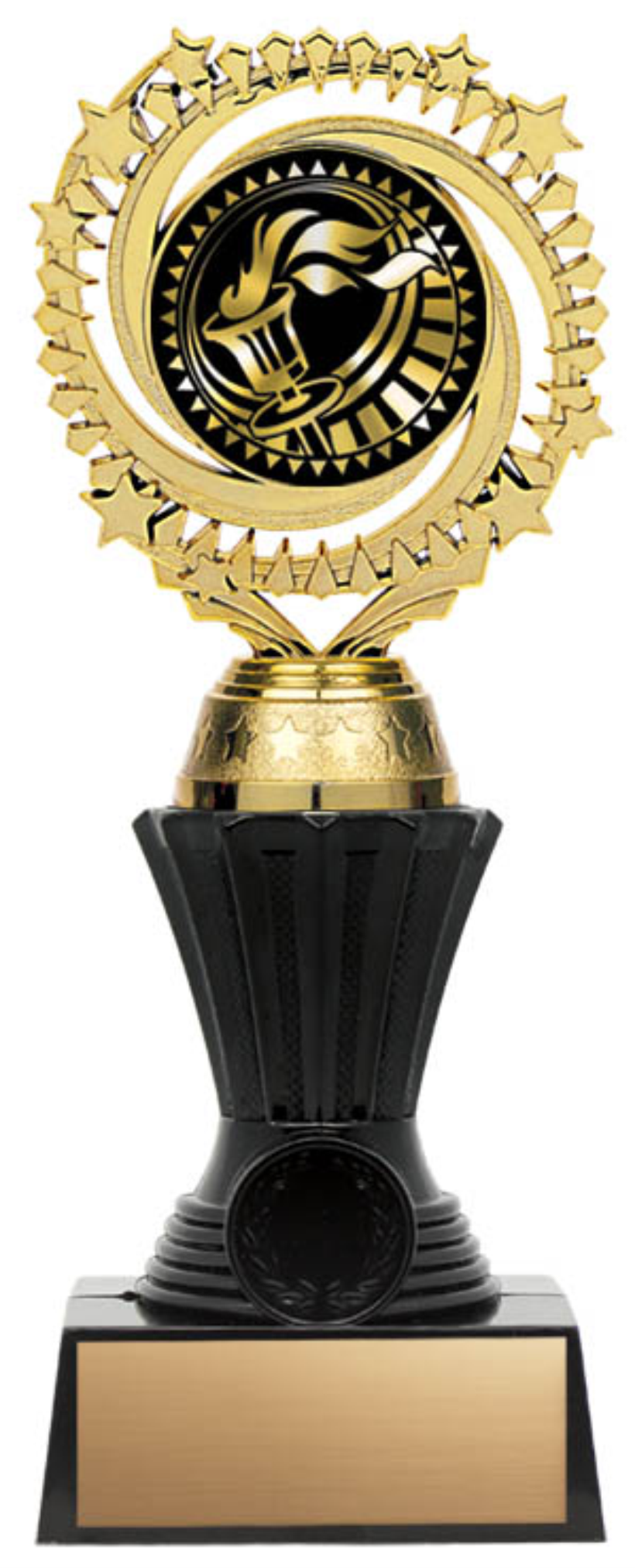 Solar Twister Trophy on Black Base - Victory - Solar Series