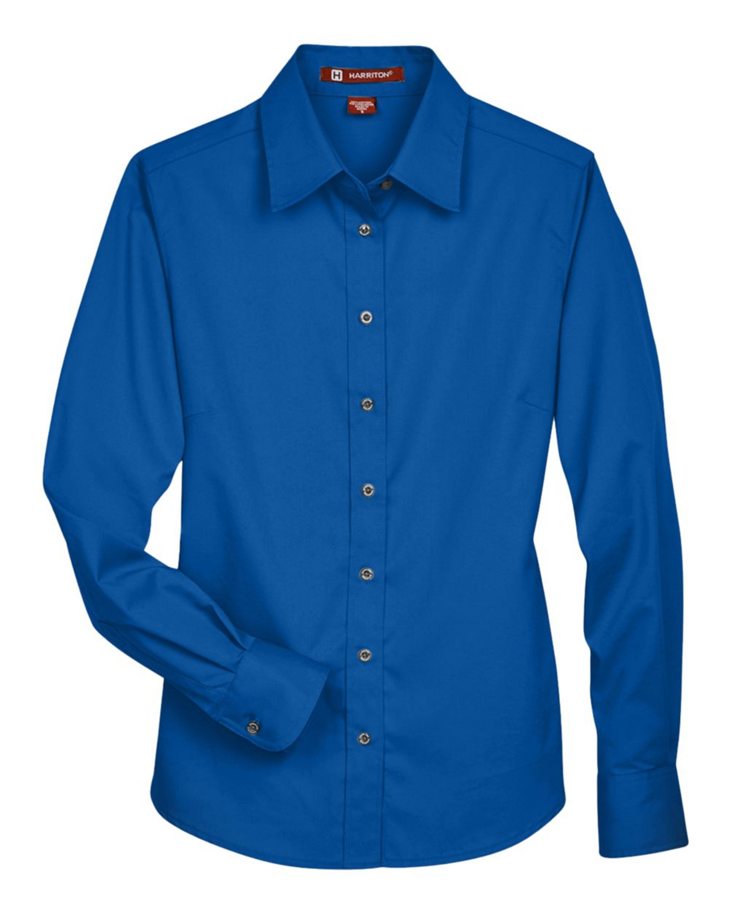 Ladies' Easy Blend™ Long Sleeve Twill Dress Shirt with Stain-Release - Harriton M500W