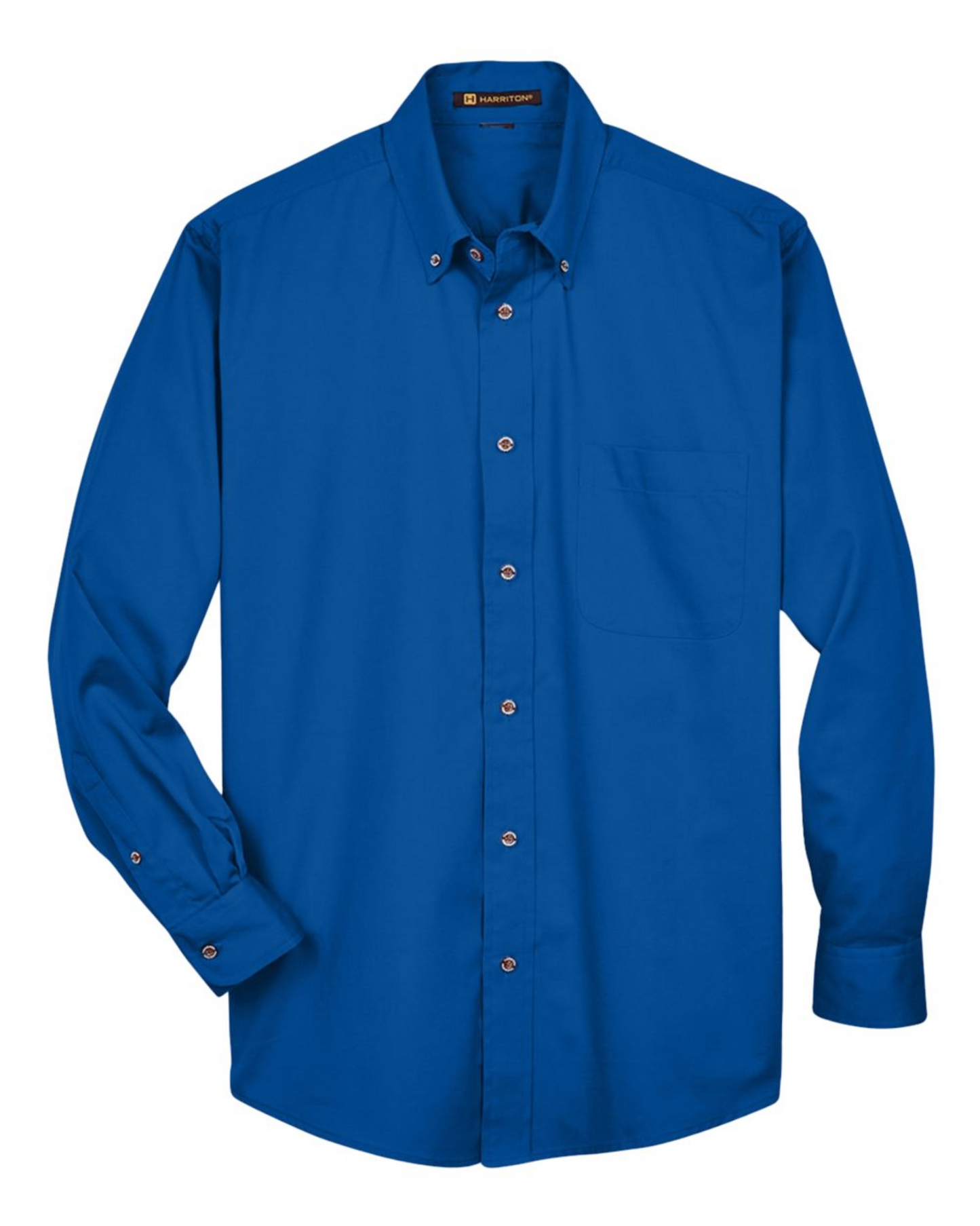 Men's Tall Easy Blend Twill Dress Shirt - Harriton M500T