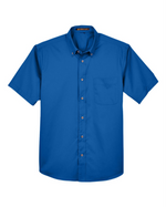 Men's Easy Blend Twill Dress Shirt with Stain-Release -Harriton M500S