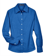 Ladies' Long Sleeve Oxford Dress Shirt - Harriton M600W