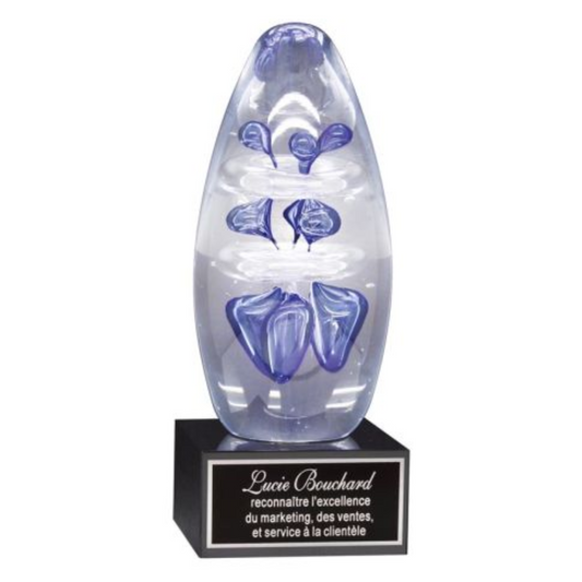 Art Series - Blue Oval 6.75"