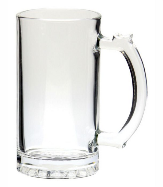 Glass Beer Mug with Handle - 16 oz - GGB9351