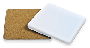 Acrylic Coasters with Cork Bottom