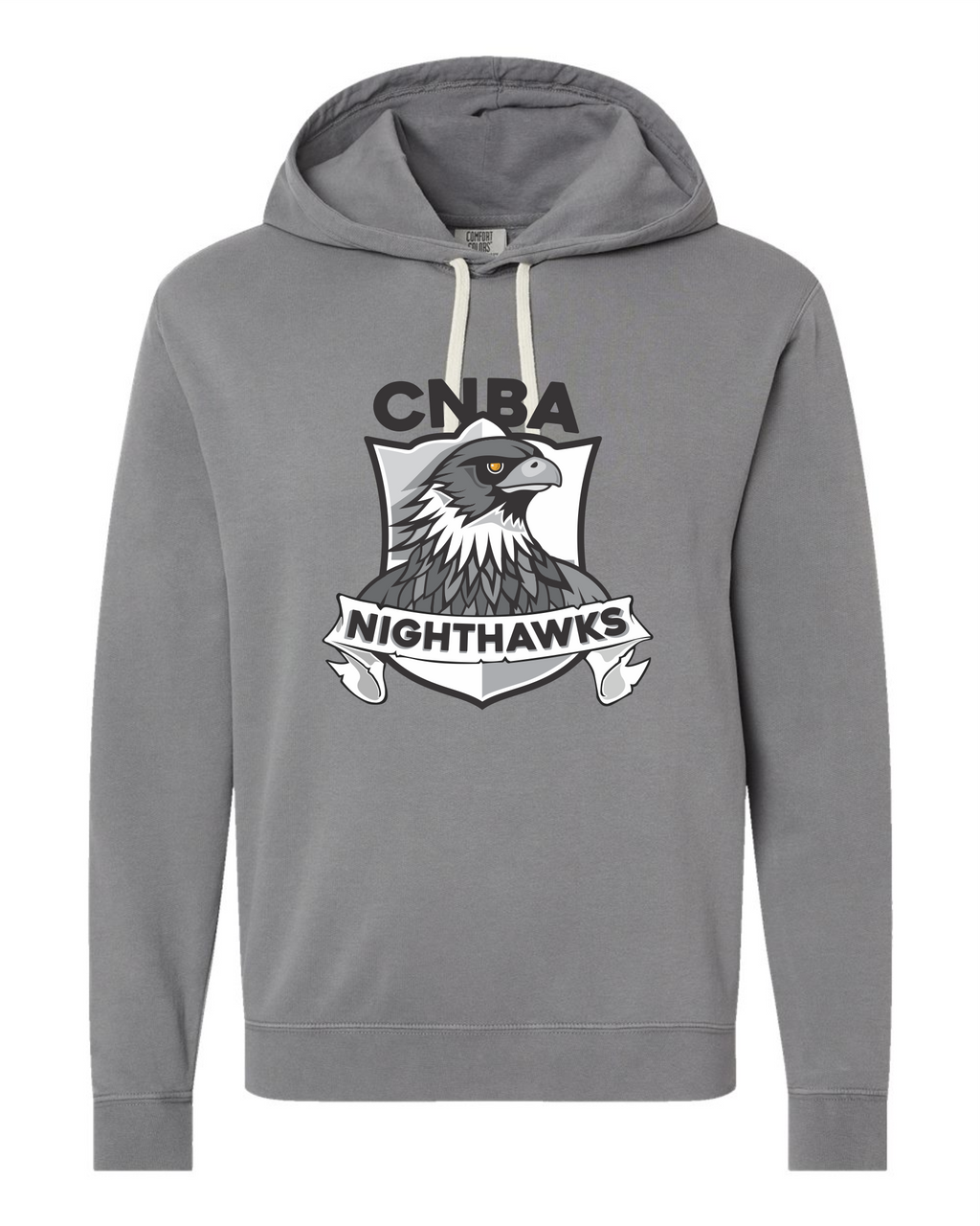 Lightweight Cotton Hoodie - Grey - CNBA 2025-26