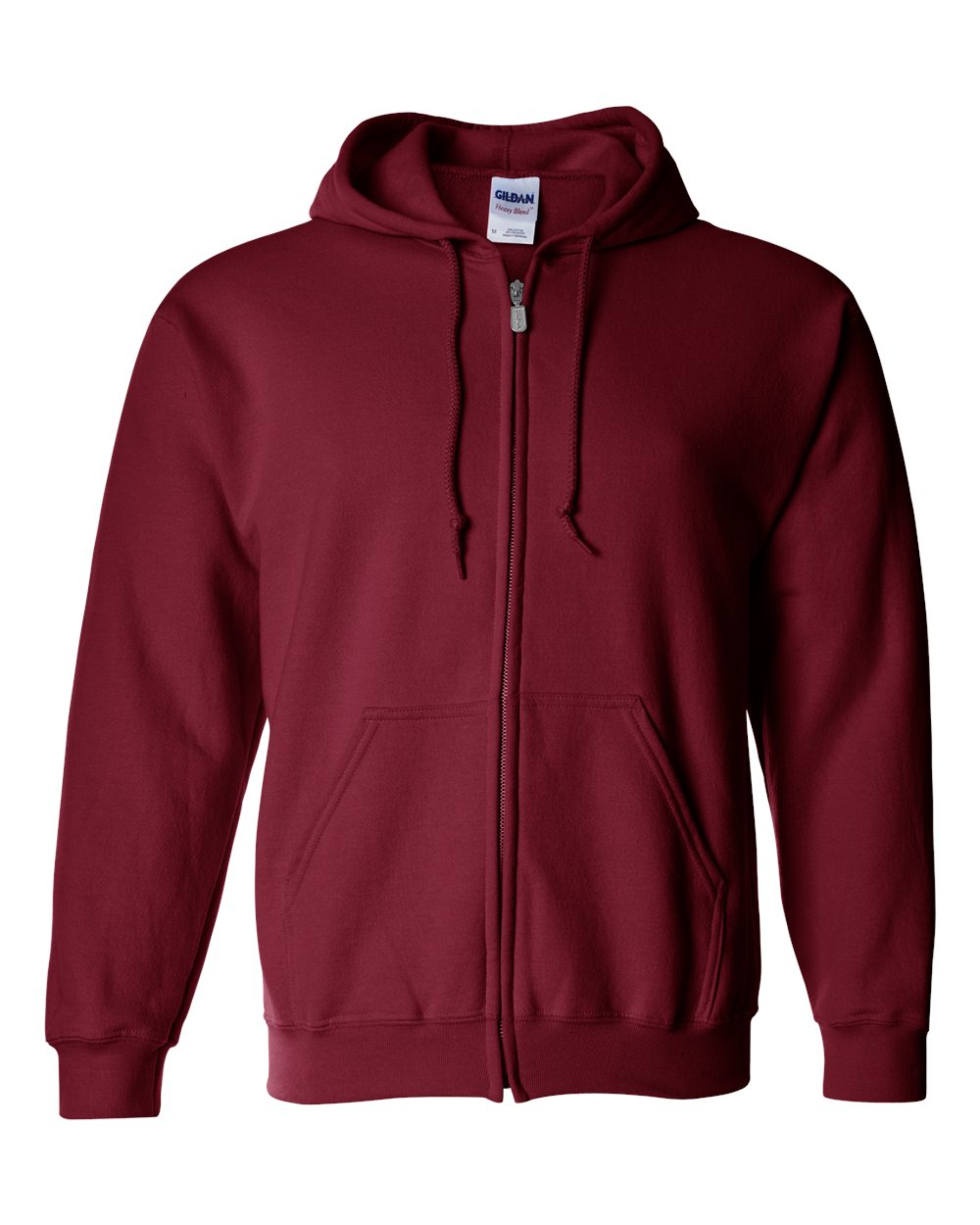 Adult Full-Zip Hoodie - Cotton/Polyester - Gildan 18600