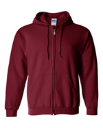 Adult Full-Zip Hoodie - Cotton/Polyester - Gildan 18600