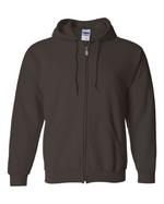 Adult Full-Zip Hoodie - Cotton/Polyester - Gildan 18600