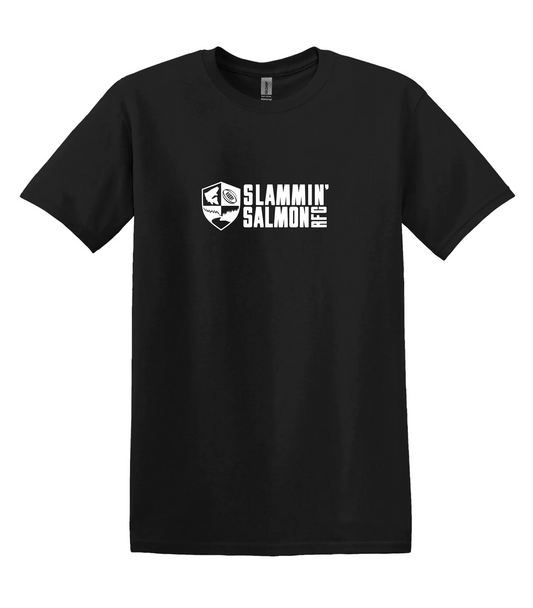 Miramichi Rugby - Black - Unisex Cotton T-Shirt