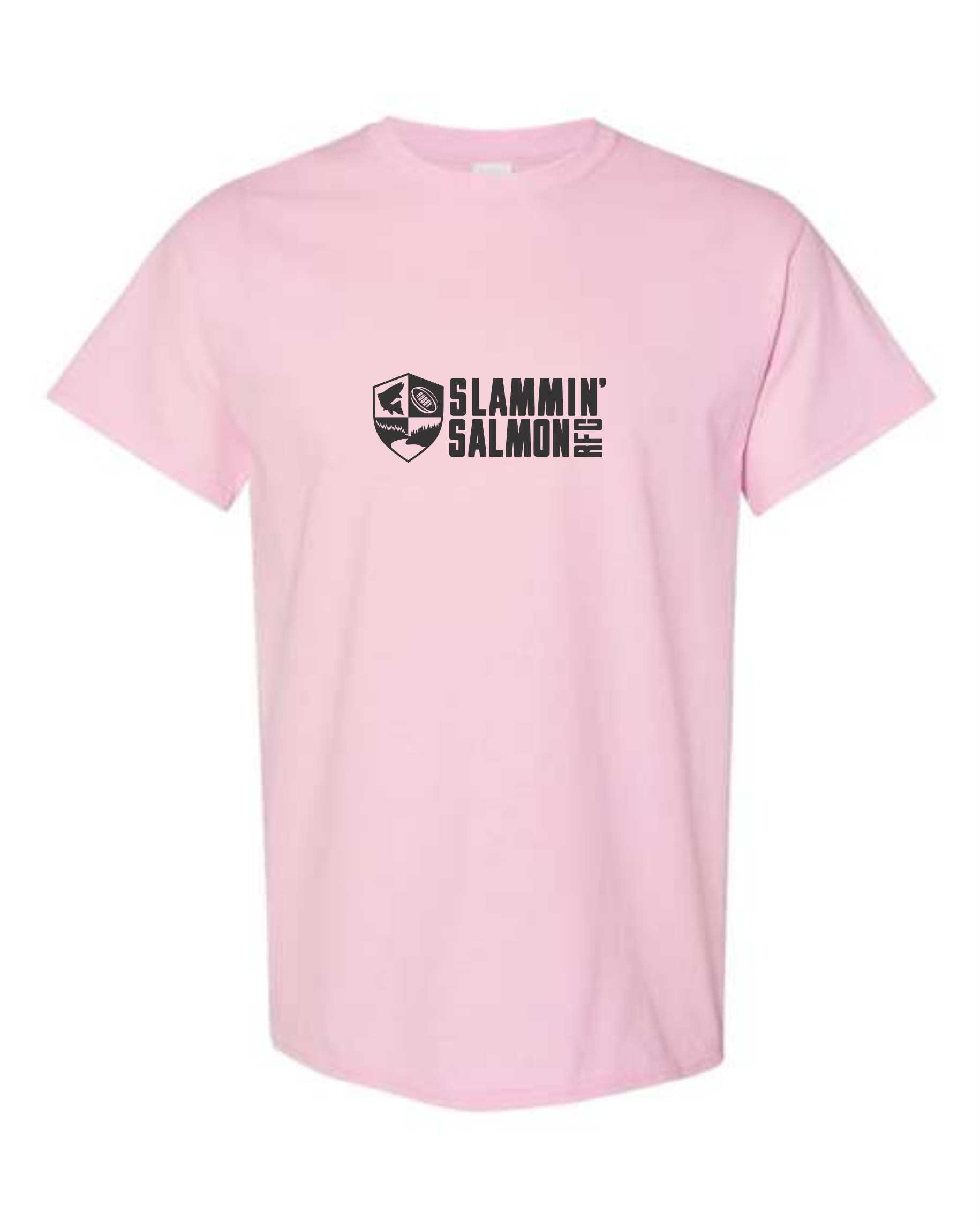 Miramichi Rugby - Pink - Unisex Cotton T-Shirt