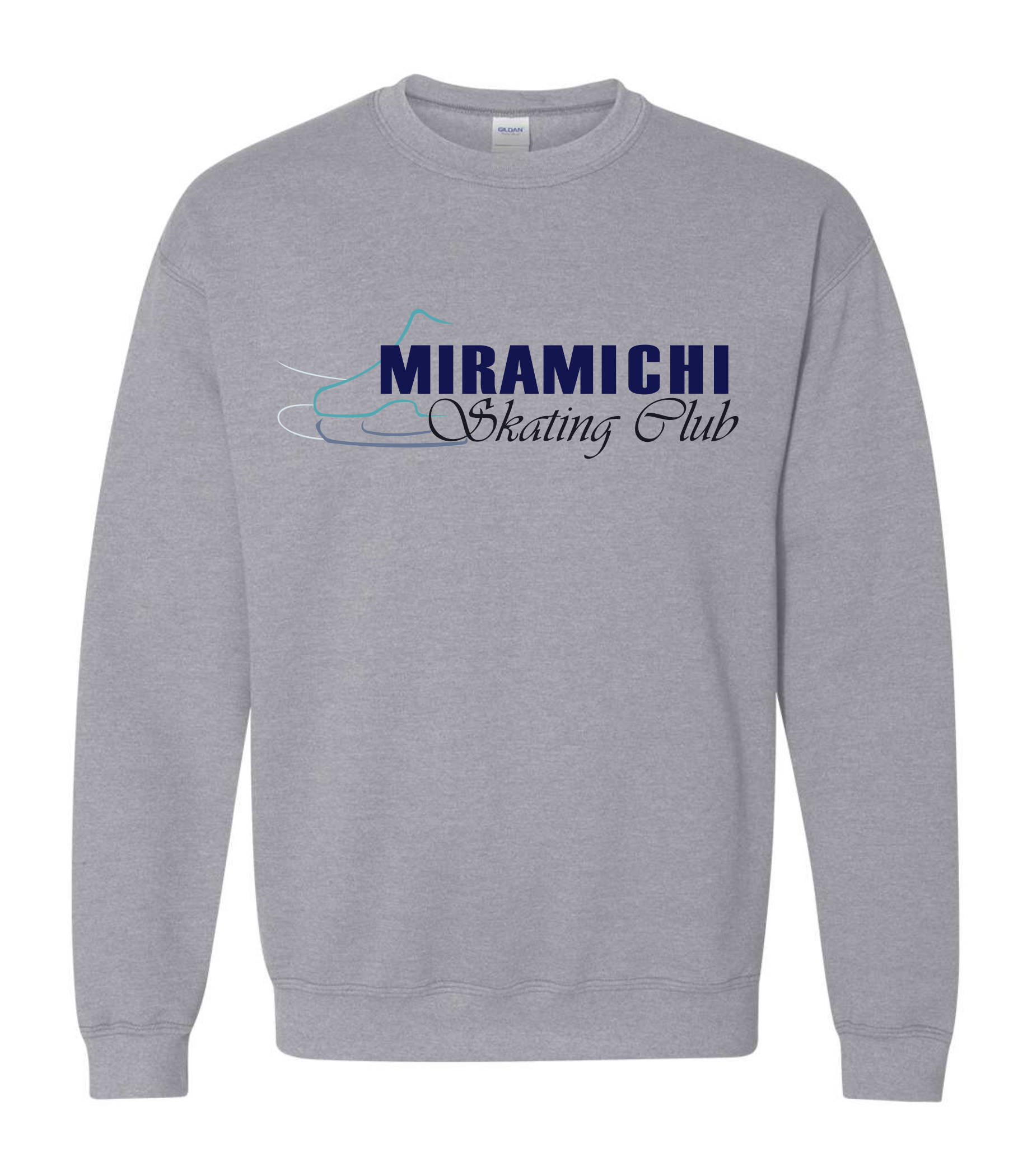 Crewneck Sweatshirt - Sport Grey - Miramichi Skating Club 2024-25