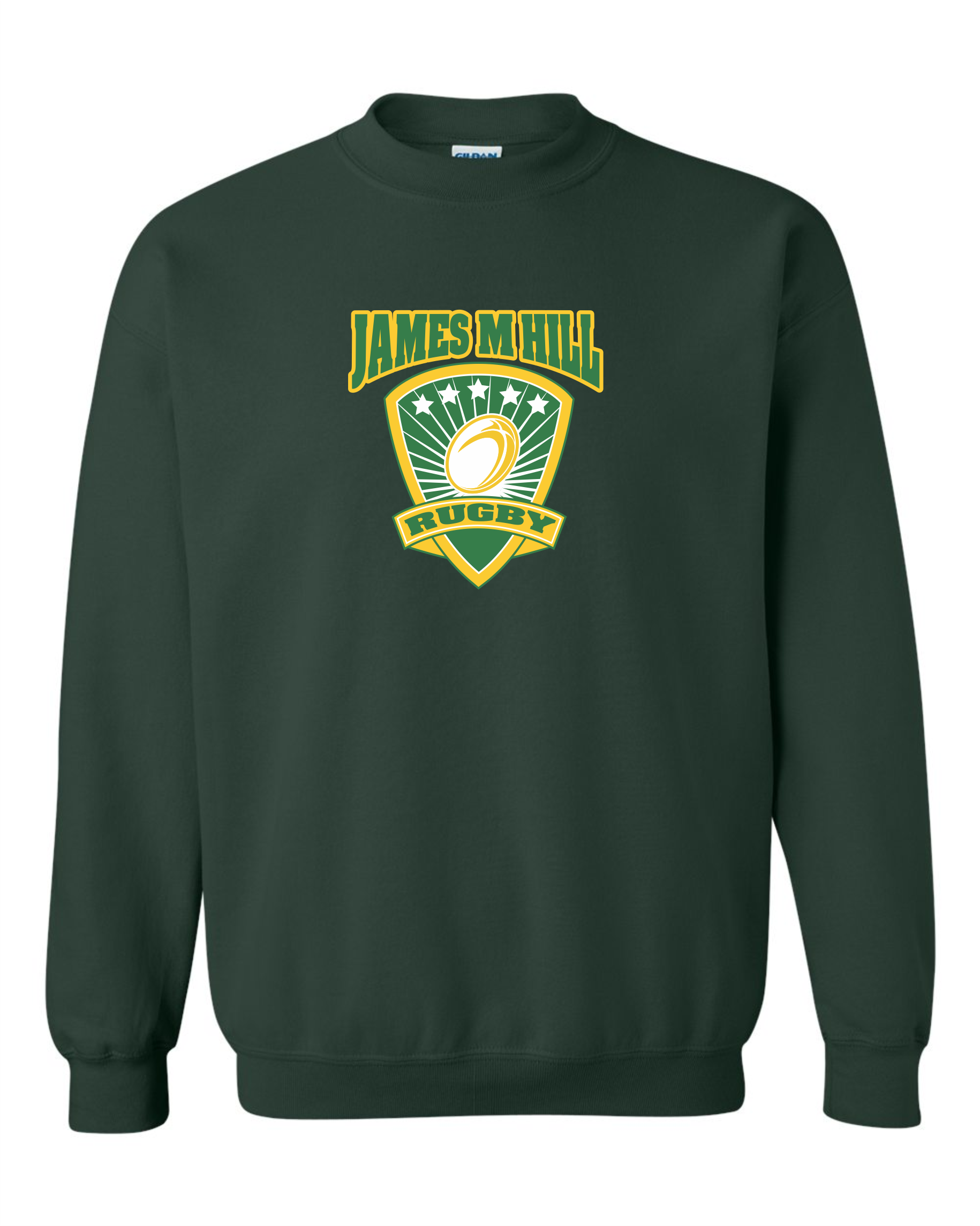 2025 JMH Ladies Rugby - Heavy Blend Crewneck Printed Sweatshirt - 18000