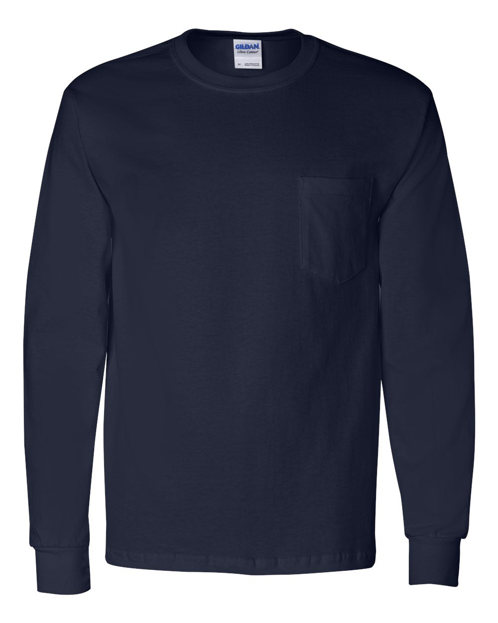 Ultra Cotton® Long Sleeve Pocket T-Shirt - Gildan 2410