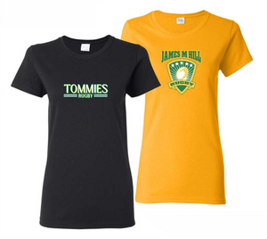 2025 JMH Ladies Rugby - Heavy Cotton Missy Fit Printed T-Shirt - 5000L