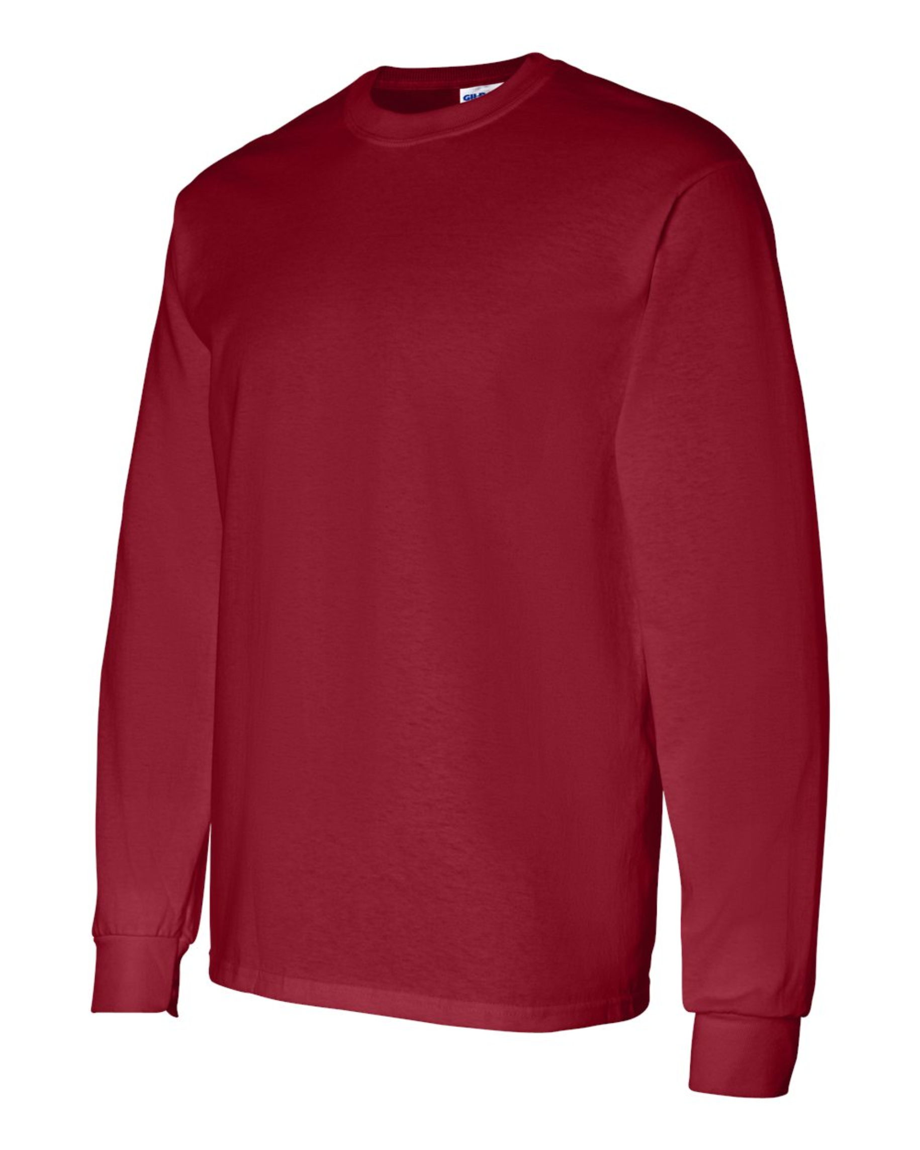 Mens Long Sleeve Shirt - Cotton - Gildan 5400