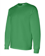 Mens Long Sleeve Shirt - Cotton - Gildan 5400