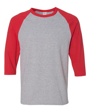 Heavy Cotton™ Raglan Three-Quarter Sleeve T-Shirt - Gildan 5700