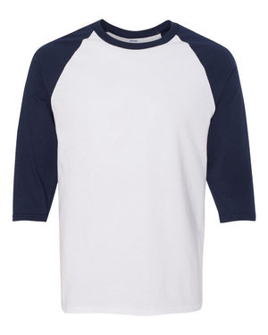 Heavy Cotton™ Raglan Three-Quarter Sleeve T-Shirt - Gildan 5700