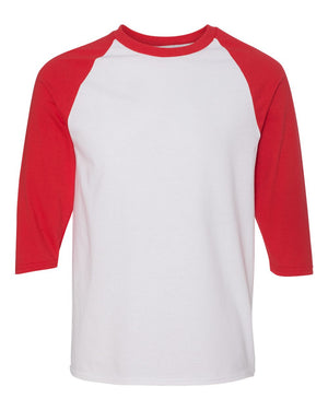 Heavy Cotton™ Raglan Three-Quarter Sleeve T-Shirt - Gildan 5700