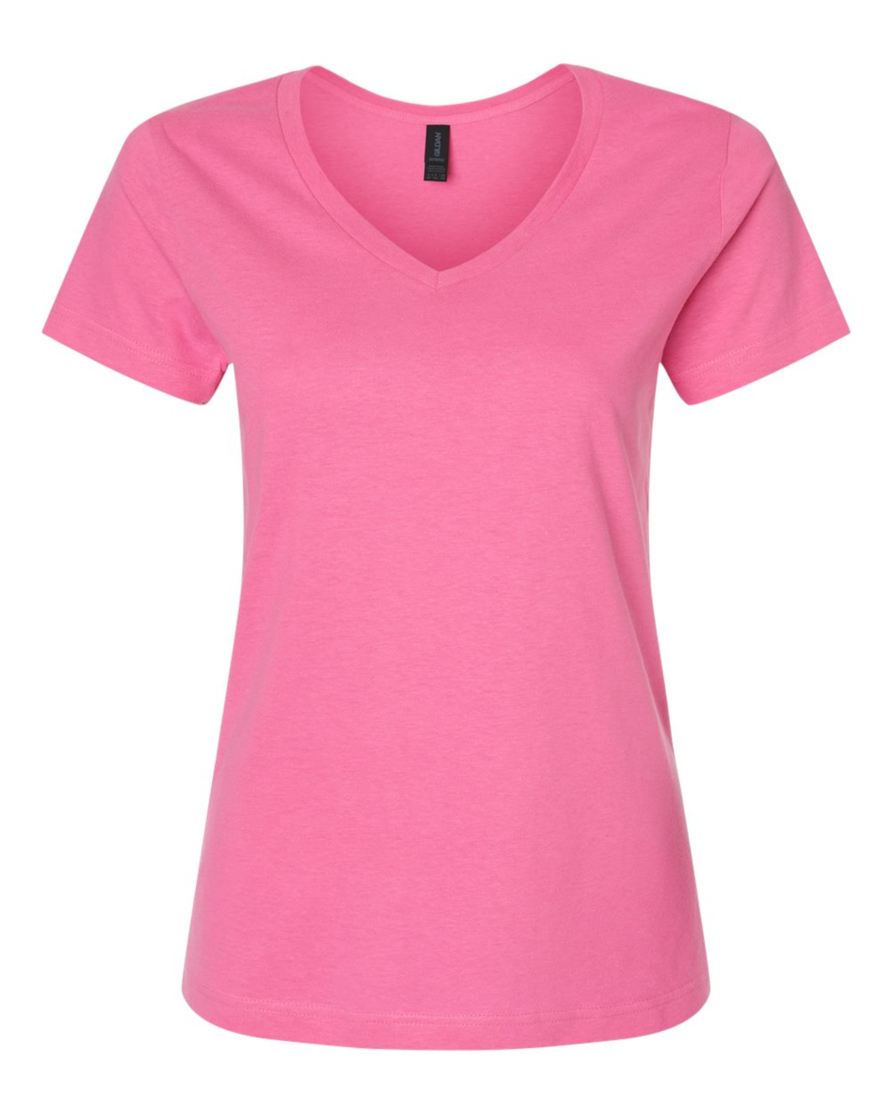 Ladies T-Shirt - Softstyle Cotton V-Neck - Gildan 64V00L