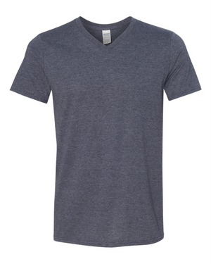 Mens T-Shirt - Softstyle Cotton V-Neck - Gildan 64V00