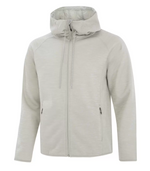 Dry Tech Water Resistant Fleece Full Zip Men’s Hooded Jacket - Dryframe DF7655